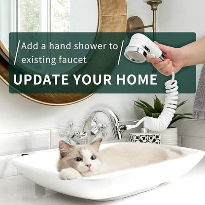 ZCONIEY Sink Faucet Sprayer Attachment, Shower Head Attaches To Tub Faucet - Image 4