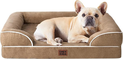 EHEYCIGA Orthopedic Dog Bed for Medium Dogs, Waterproof Memory Foam Medium Dog by EHEYCIGA