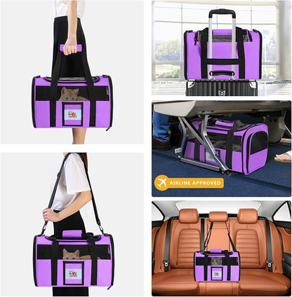 Cat Carrier Pet Carriers Airline Approved - Image 6