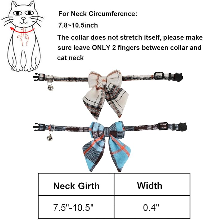 ADOGGYGO Plaid Cat Collars - Image 6