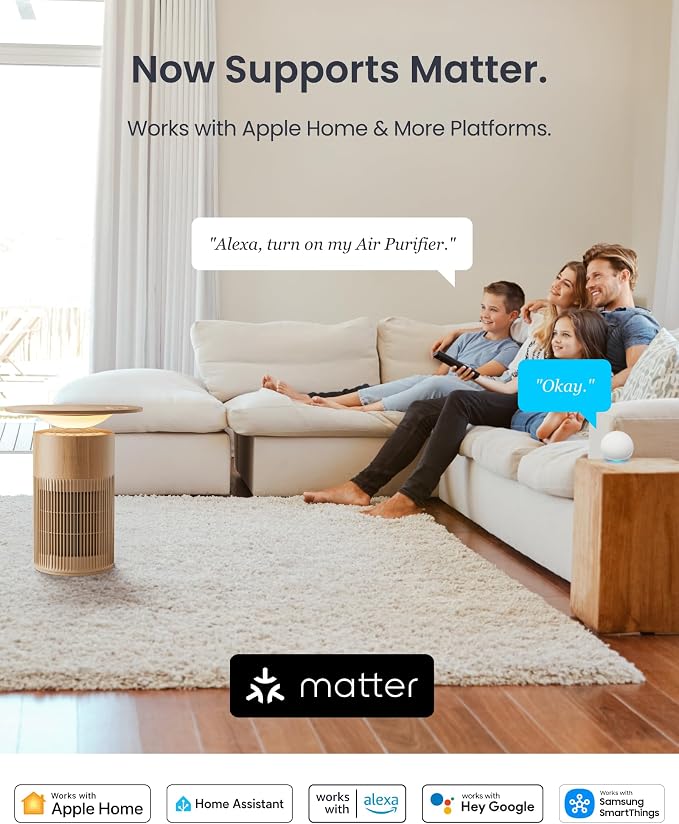 SwitchBot Air Purifier for Home Large Room up to 3620 ft², Pet Mode, Support - Image 4