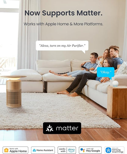 SwitchBot Air Purifier for Home Large Room up to 3620 ft², Pet Mode, Support - Image 4