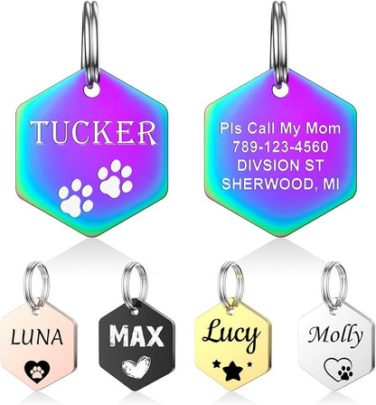 YEHANTI Personalized Dog Tags Engraved by YEHANTI