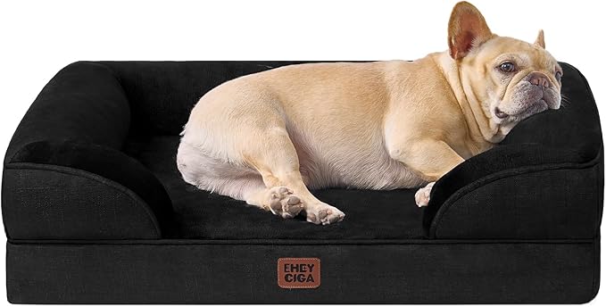 EHEYCIGA Orthopedic Dog Bed for Medium Dogs, Waterproof Memory Foam Medium Dog by EHEYCIGA