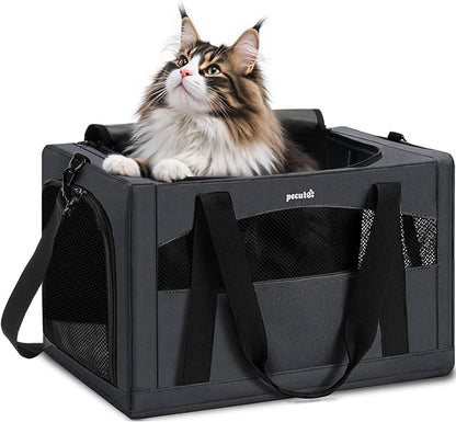 Pecute Cat Carrier Stable XL, Pet Carrier Breathable and Portable, Cat Carriers by pecute
