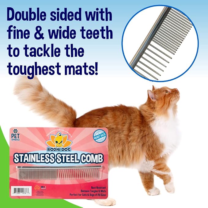 Bodhi Dog Stainless Steel Comb & Shampoo Brush - Image 5