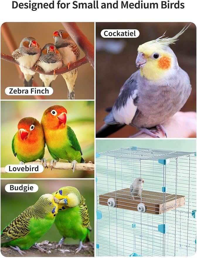 12.3 Inch Paper Bird Toys, Bird Platform, Parrot Toy, Help Birds Clean Beak - Image 8