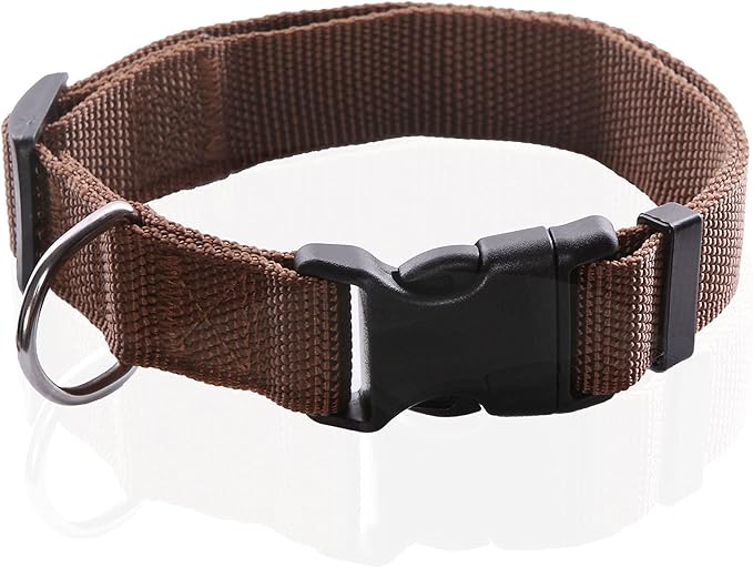Adjustable Nylon Dog Collar, pet Collar 1 Inch 3/4 Inch 5/8 Inch Wide, by TAIDA