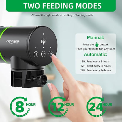 FREESEA Automatic Fish Feeder for Aquarium: Auto Fish Food Dispenser - Image 4