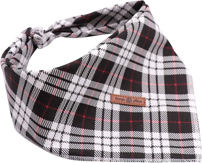 Lionet Paws Dog Bandana Washable Cotton Handkerchief Scarf Triangle Bandana - Image 3