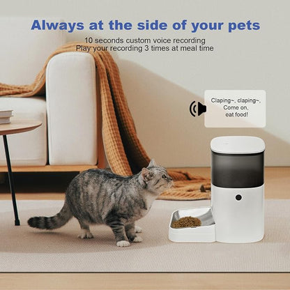 Automatic Cat Feeder, 4L Cat Food Dispenser - Image 7