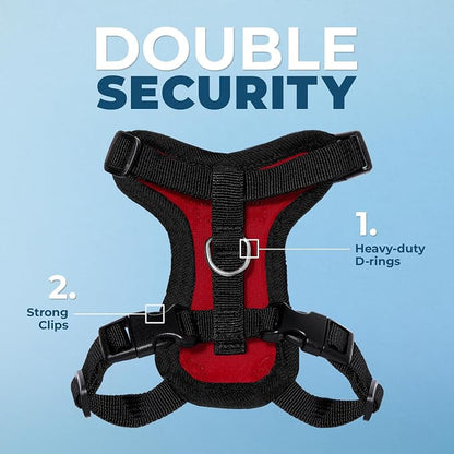 Voyager Escape-Proof Step-in Lock Cat Harness & 5ft Neoprene-Handle Leash Set - Image 2