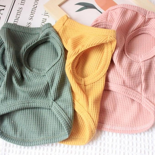 Cotton Dog Shirt Summer Lightweight Pet T-Shirts Soft Breathable Stretchy Cats - Image 2