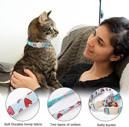 Cat Collar, 2 Pack Cat Collars Breakaway - Image 4