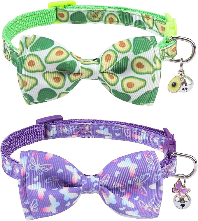 SCENEREAL Cat Collar with Bells, Safety Kitten Collar by SCENEREAL
