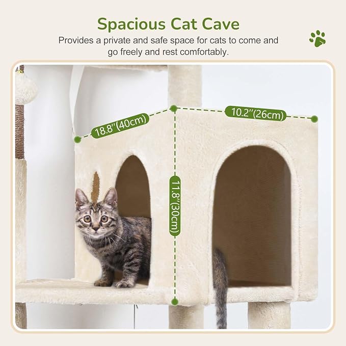 Globlazer Cat Tree Tower with Scratching Post - Image 3