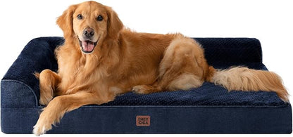EHEYCIGA Extra Large Dog Bed Othorpedic, Memory Foam XL Dog Bed by EHEYCIGA