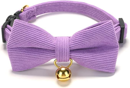 2 Pack Soft Corduroy Cat Collars - Image 2