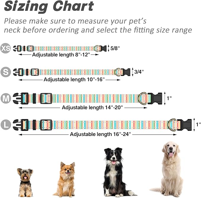 Reflective Dog Collar, Cute Dog Collar - Image 7