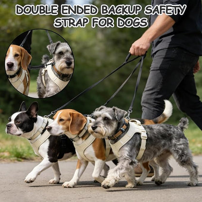 YUEPET Dog Safety Collar Clips 2 Pack Adjustable Prong Collar Backup Clips - Image 8
