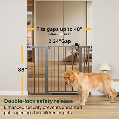 Cumbor 36" Extra Tall Baby Gate - Image 2