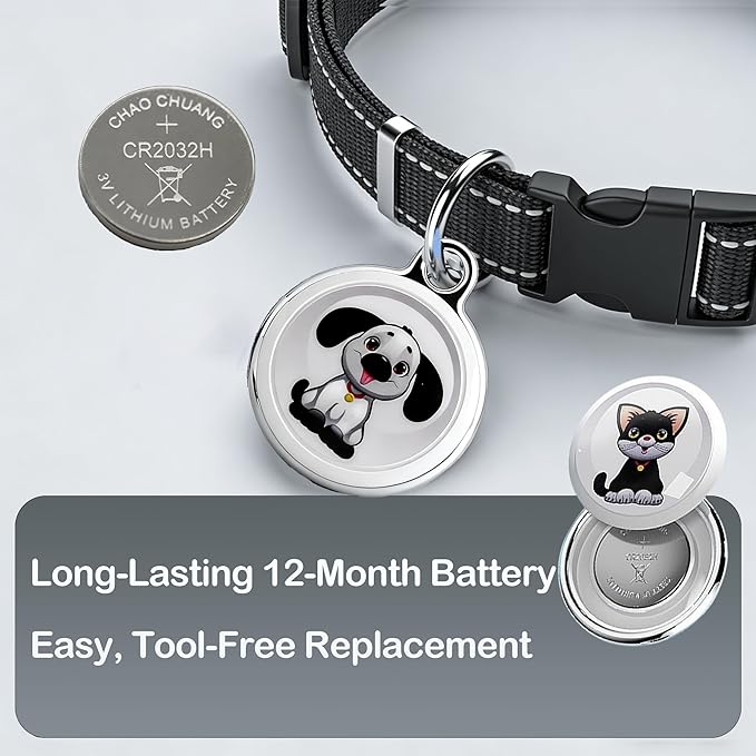 GPS Pet Tracker with Apple Find My Network, Android Compatibility, Real-Time - Image 5