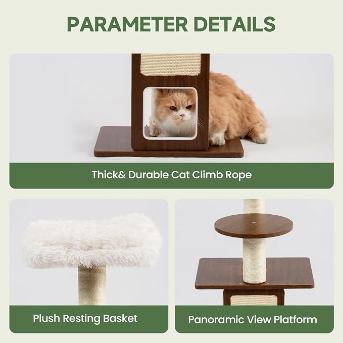 Cat Tree, 37.4-Inch Cat Tower - Image 6