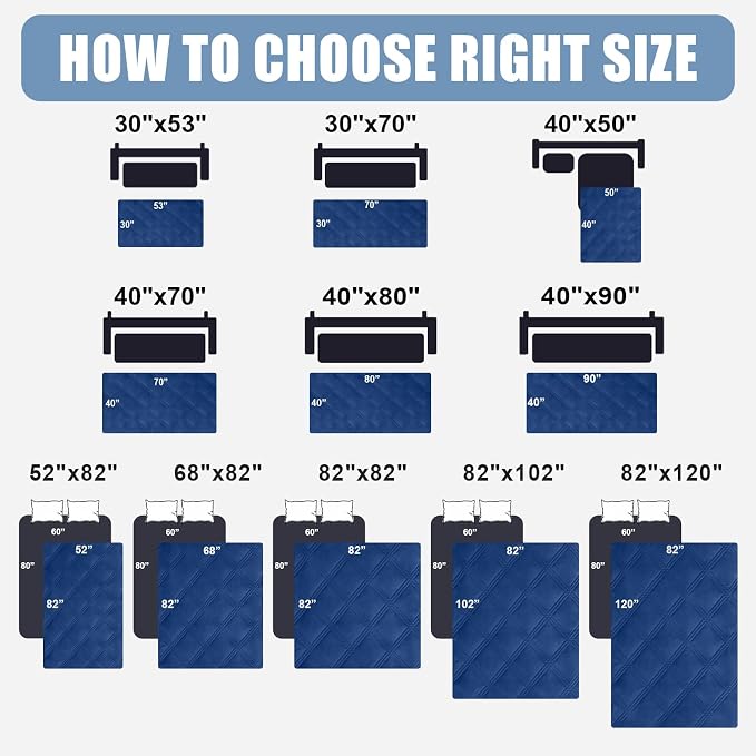 Smiry Waterproof Dog Bed Cover Blanket 40x70, Soft Reversible Pet Blanket - Image 6