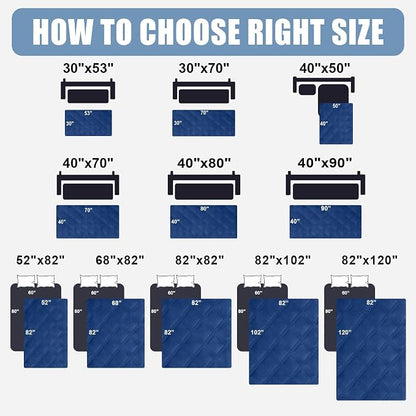 Smiry Waterproof Dog Bed Cover Blanket 40x70, Soft Reversible Pet Blanket - Image 6
