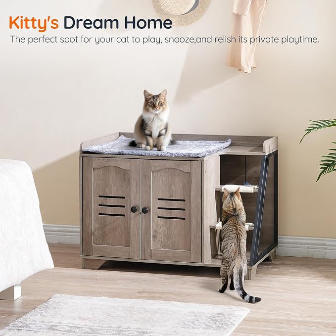 HOOBRO Cat Litter Box Enclosure - Image 3