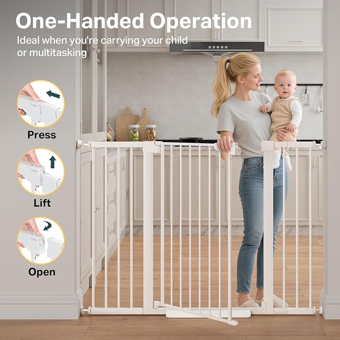 Cumbor 36" Extra Tall 29.7"-51.5" Baby Gate - Image 8