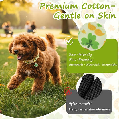 St. Patrick's Day Dog Collar, Light Green Puppy Collar - Image 4