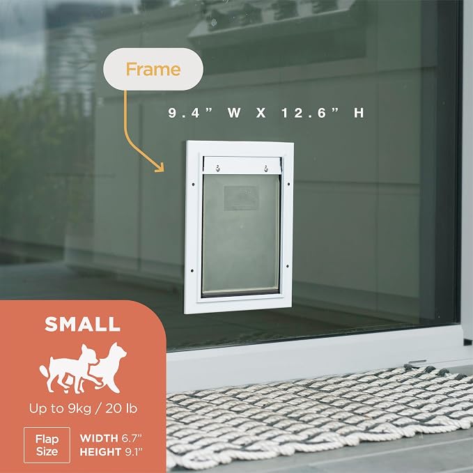 Hakuna Pets Deluxe Aluminum Pet, Cat and Dog Door - Image 3