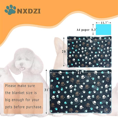 Dog Blankets Washable, 3 Pack Dog Blanket Washable 41" x 31", Fuzzy Soft Pet - Image 6