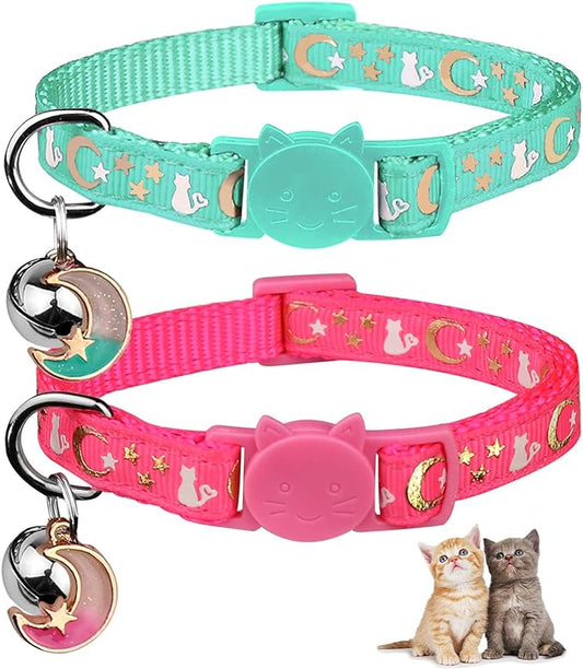 Baeuppit 2PCS Breakaway Cat Collars by Baeuppit