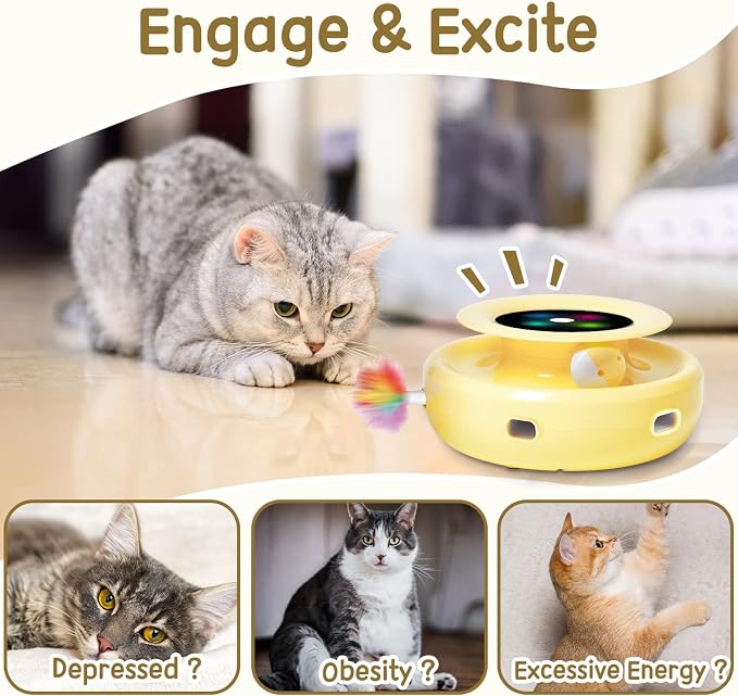 ORSDA Cat Toys 2-in-1 Interactive Cat Toys - Image 4