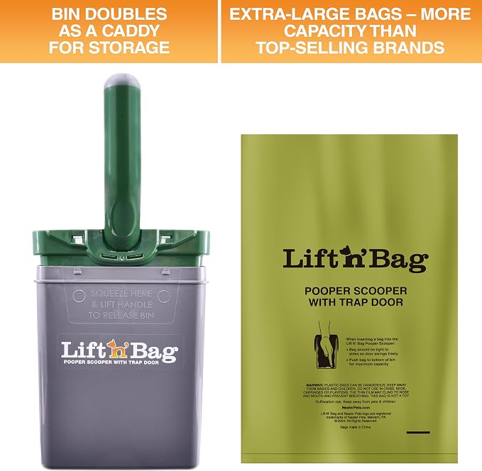 Neater Pet Brands Lift N’ Bag 2.0 Dog Pooper Scooper - Image 8