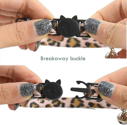 Breakaway Cat Collars with Bell, Durable & Safe Cute Kitten Collars Safety - Image 4