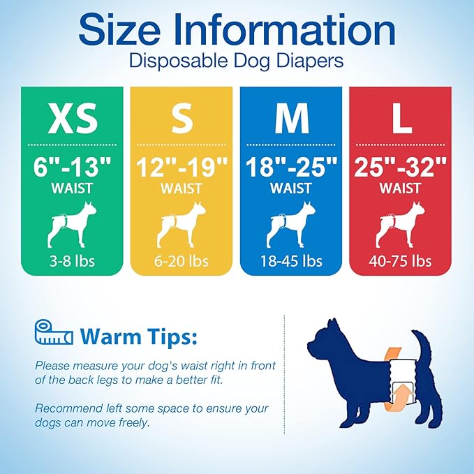 Pet Soft Disposable Male Dog Wraps - Image 5