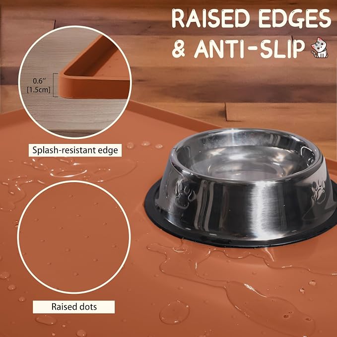 MateeyLife Silicone Cat & Dog Food Mat - Image 3