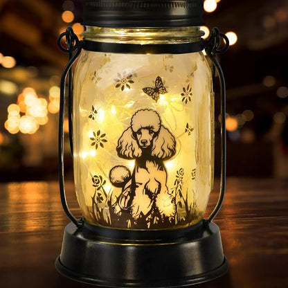 kyoryuger Poodle Gifts for Women/Men, Poodle Solar Lanterns Dog Mom Birthday - Image 9