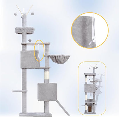 Hey-brother Cat Tree Tower, Sturdy Scratching Posts - Image 8