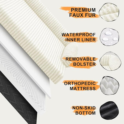 Dog Bed Medium Size Dog-Orthopedic Waterproof Bed - Image 5