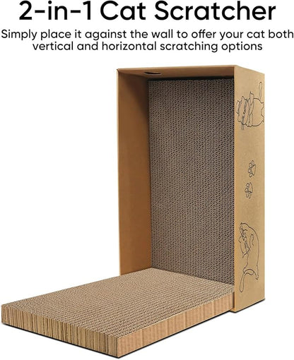AGYM Cat Scratcher, 5 Packs in 1 Cardboard Box Cat Scratching Pad - Image 5