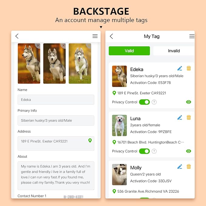 2-Pack -Smart QR Code Pet ID Tag - Image 7