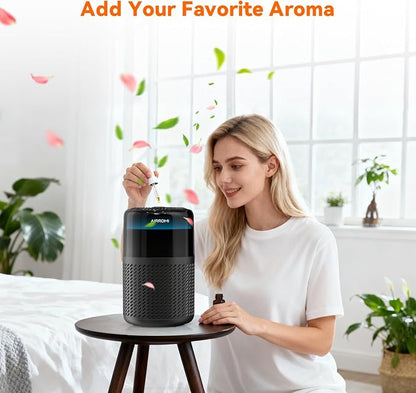 AIRROMI HEPA Air Purifier for Bedroom&Home, Pet Air Purifier for Home Pets - Image 7