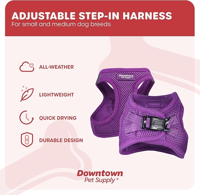 Downtown Pet Supply Step-in Dog Harness – No Pull, Adjustable Padded Mesh - Image 3