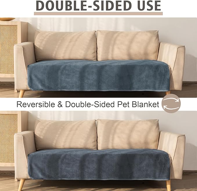 Ameritex Pet Bed Blanket Reversible 100% Waterproof Velvet Super Soft - Image 5