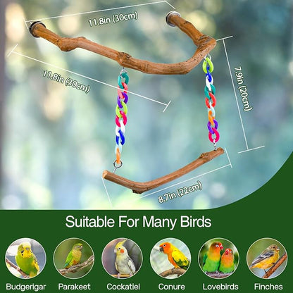 Bird Swing Toys, Standing Bird Perch - Image 6