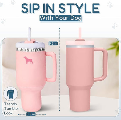 Pup Cup Tumbler Dog Toy – Cute Girl Dog Toy, Easter & Birthday Gift, - Image 2